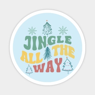 Jingle All The Way, Christmas Text Magnet